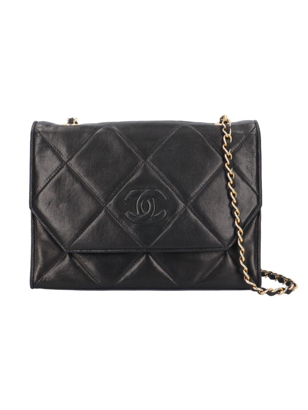 Chanel Vintage Diamond Cc Flap Bag #342030C23B